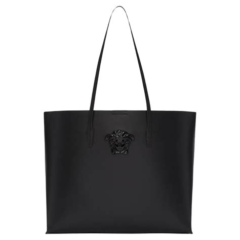 versace black saffiano medusa pouch|new VERSACE Palazzo Medusa emblem black saffiano leather .